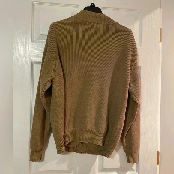 L.L. Bean 100% cotton zip up Men’s large regular - Picture 3 of 4